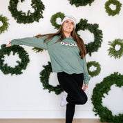 Embroidered Sugar Cookies - BASIC Fleece Crewneck Little Mama Shirt Shop LLC