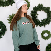 Embroidered Sugar Cookies - BASIC Fleece Crewneck Little Mama Shirt Shop LLC