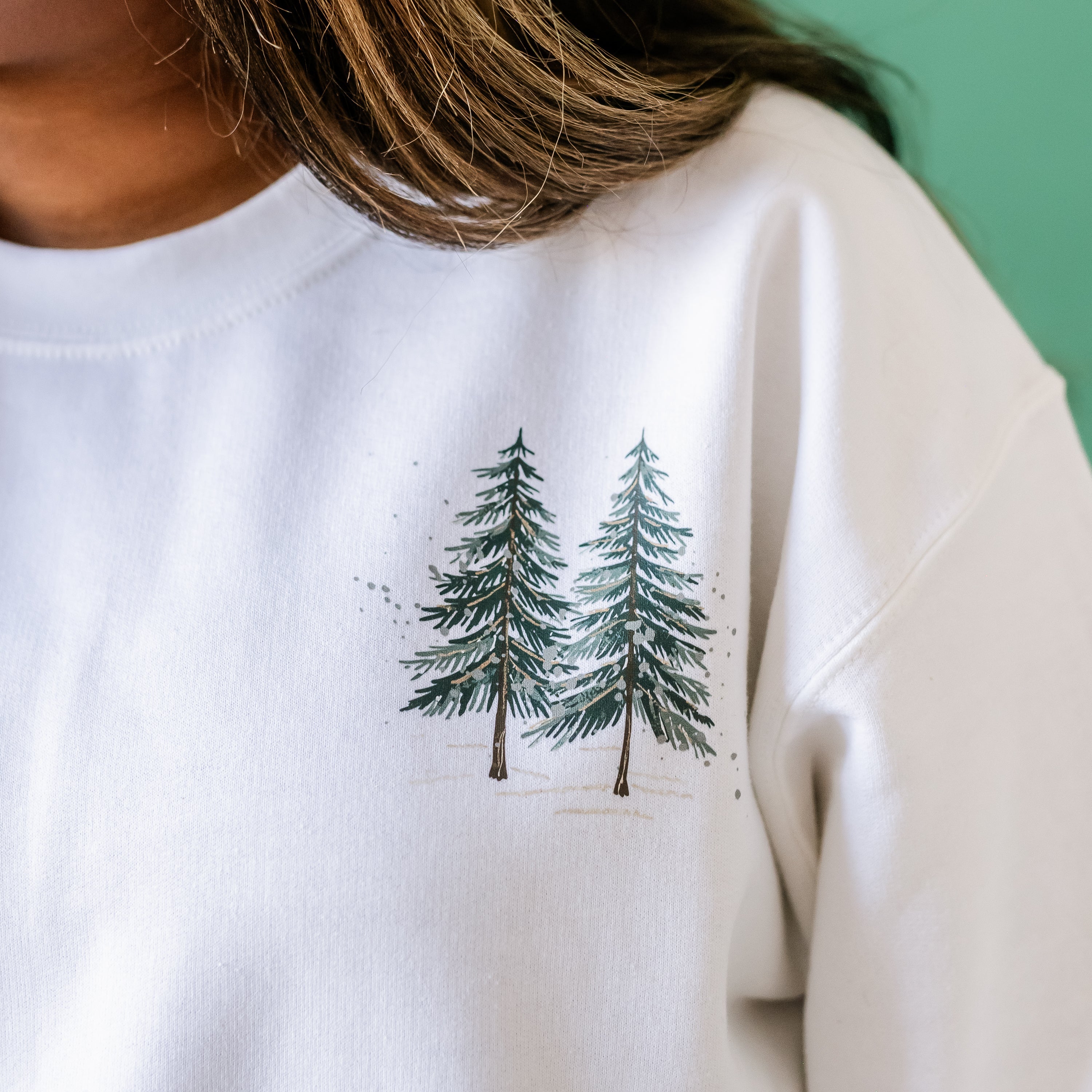 In My Heart Is A Christmas Tree Farm (pf&b) - BASIC Fleece Little Mama Shirt Shop LLC