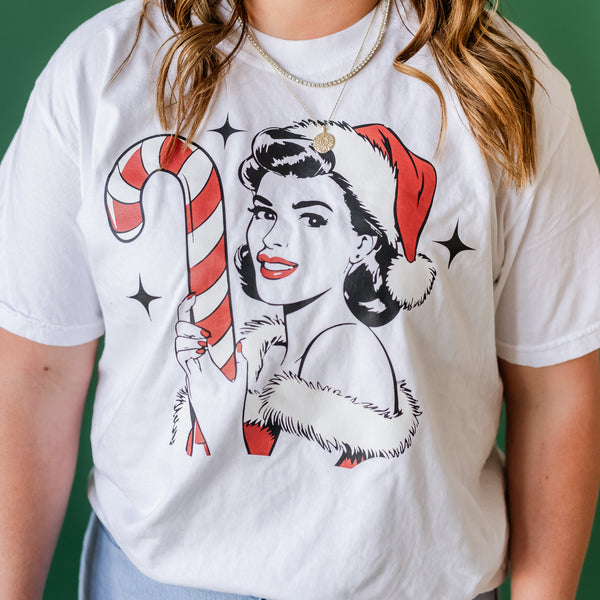 Classy Christmas Babe - Comfort Colors Tee