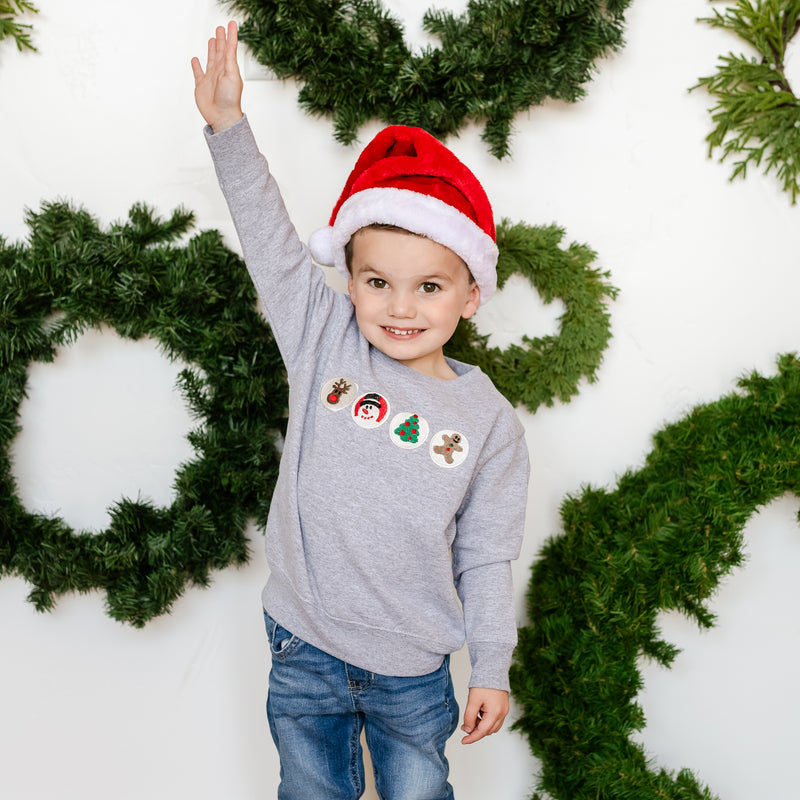 Embroidered Sugar Cookies - Child Sweater