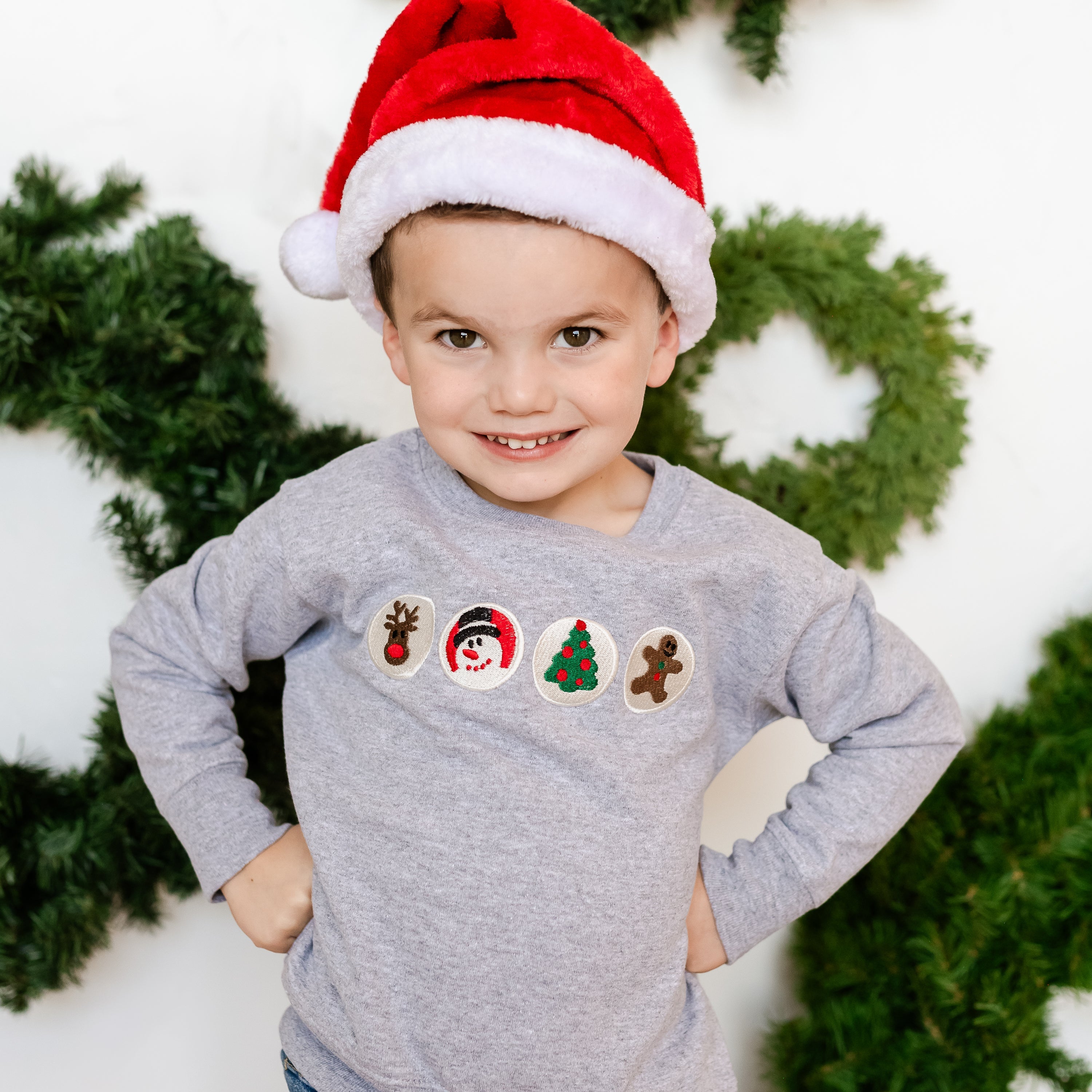 Embroidered Sugar Cookies - Child Sweater Little Mama Shirt Shop