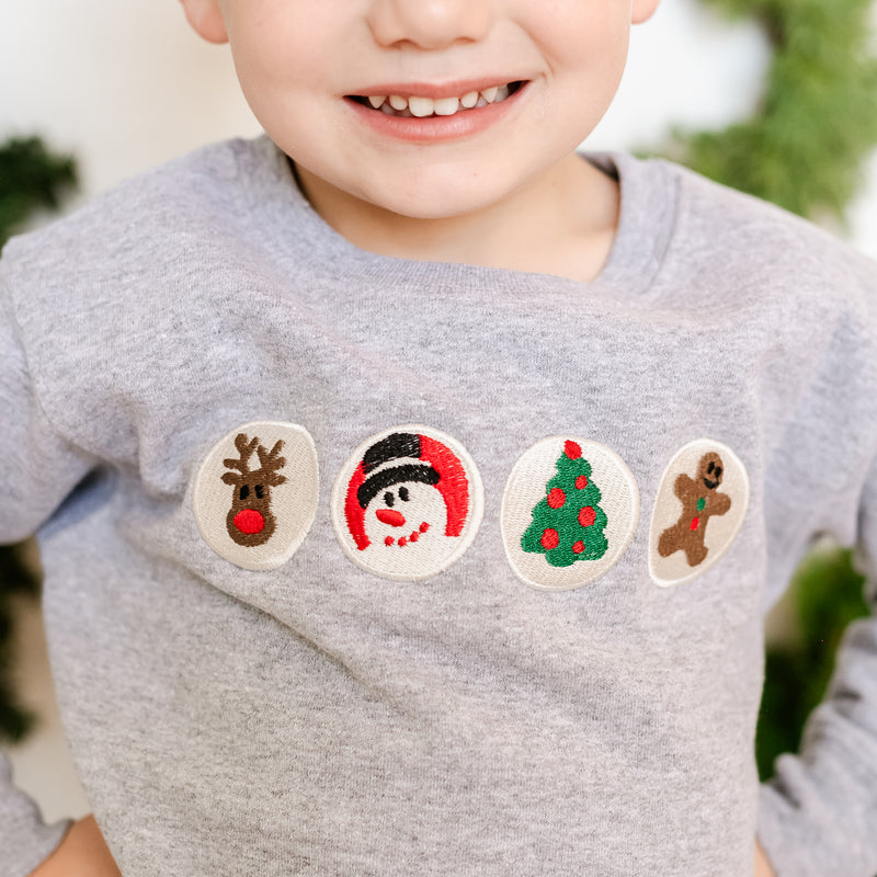 Embroidered Sugar Cookies - Child Sweater