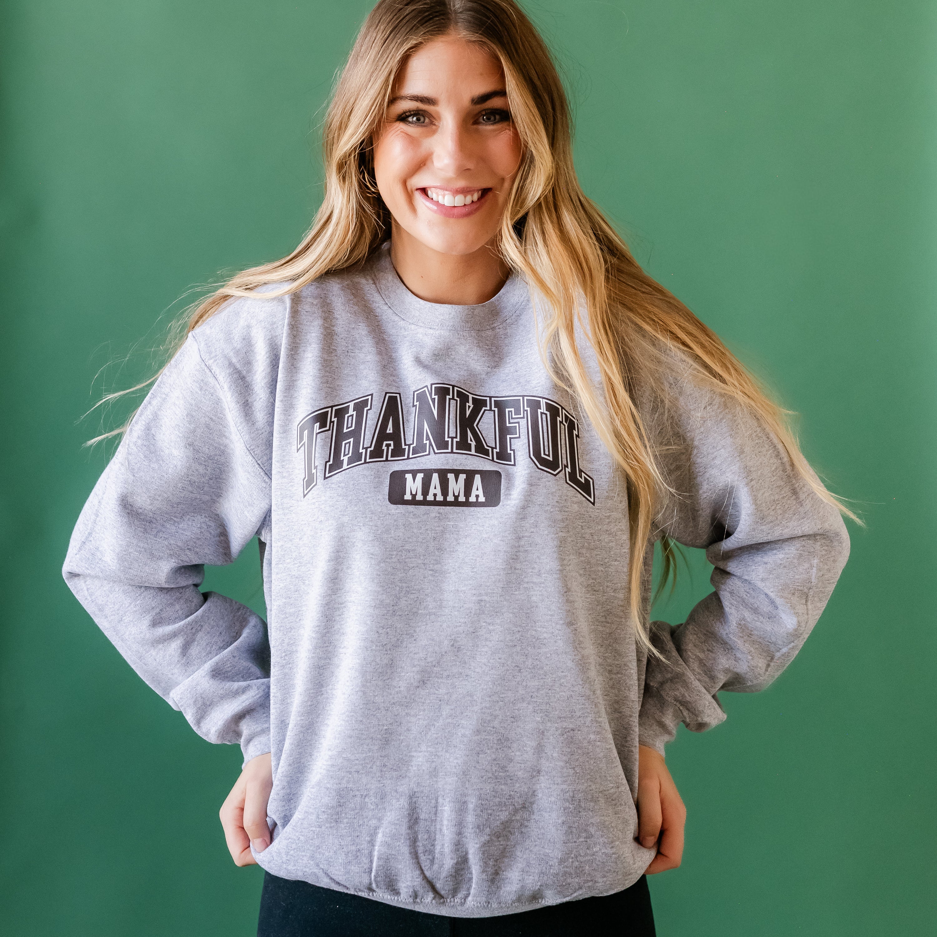 Thankful Mama - BASIC Fleece Little Mama Shirt Shop LLC