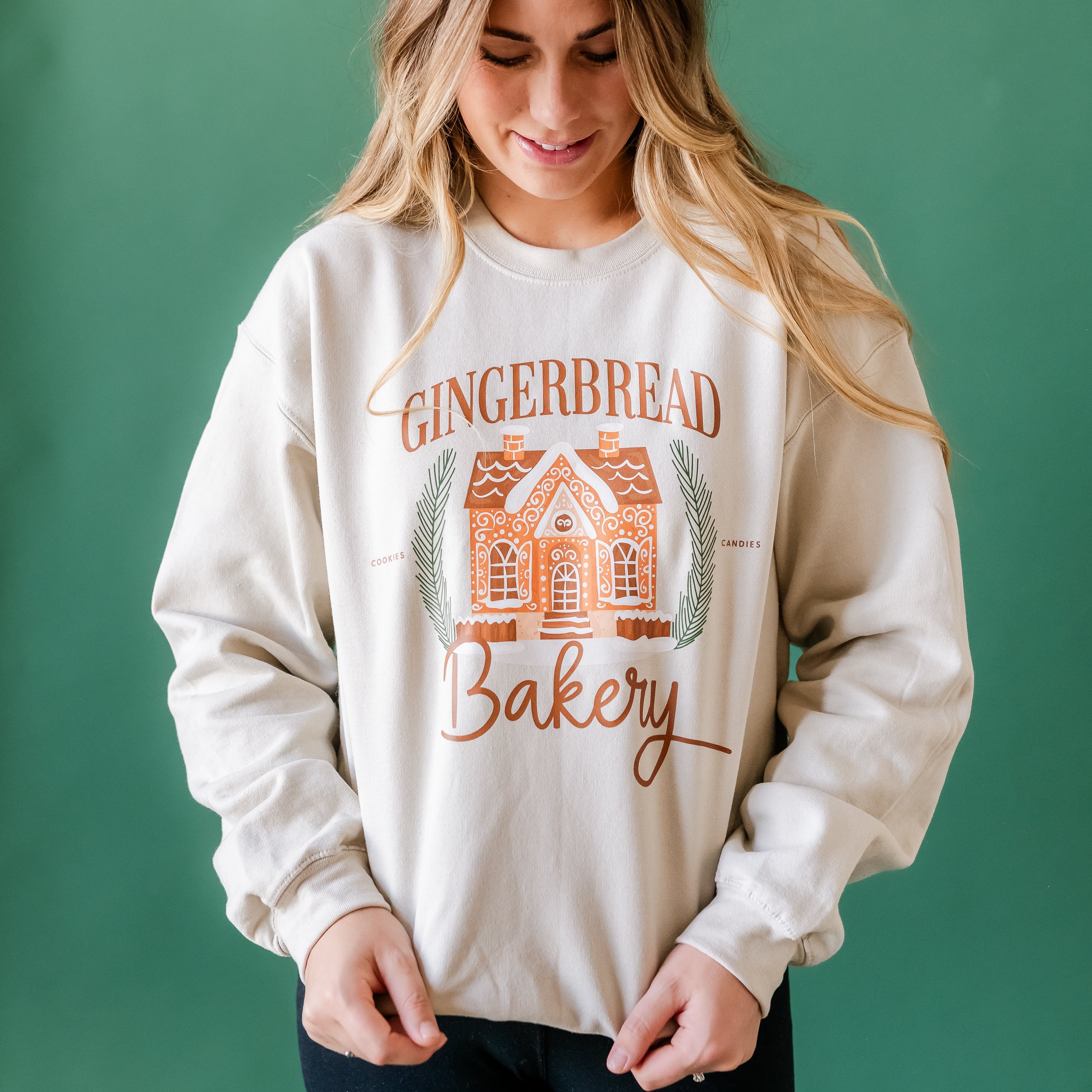 Gingerbread Bakery - BASIC Fleece Little Mama Shirt Shop LLC