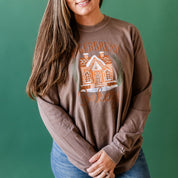 Gingerbread Bakery - LONG SLEEVE Comfort Colors Tee Little Mama Shirt Shop
