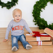 Merry (Varsity) - Child Sweater Little Mama Shirt Shop