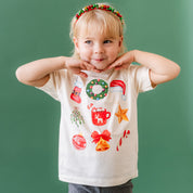Classic Watercolor Christmas - Child Tee Little Mama Shirt Shop