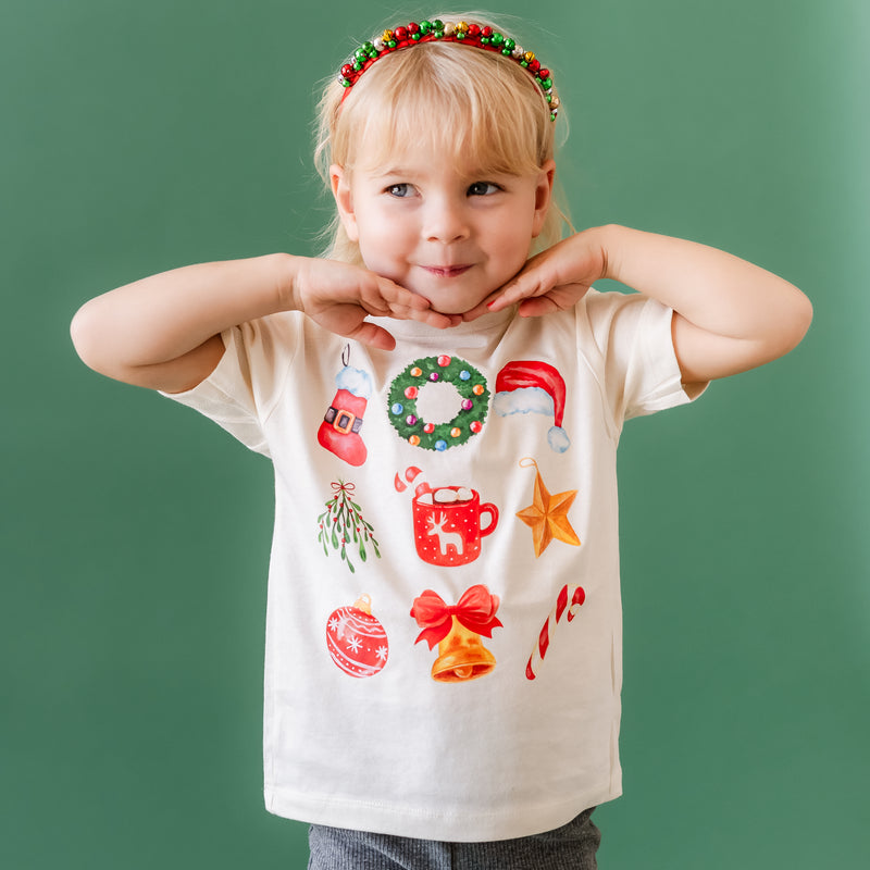 Classic Watercolor Christmas - Child Tee