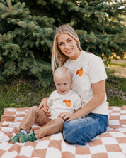 Homemade Pumpkin Pie - Set of 2 Ivory/Natural Tees Little Mama Shirt Shop