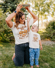 The Great Pumpkin Pie Bake-Off - Set of 2 Ivory/Natural Tees Little Mama Shirt Shop