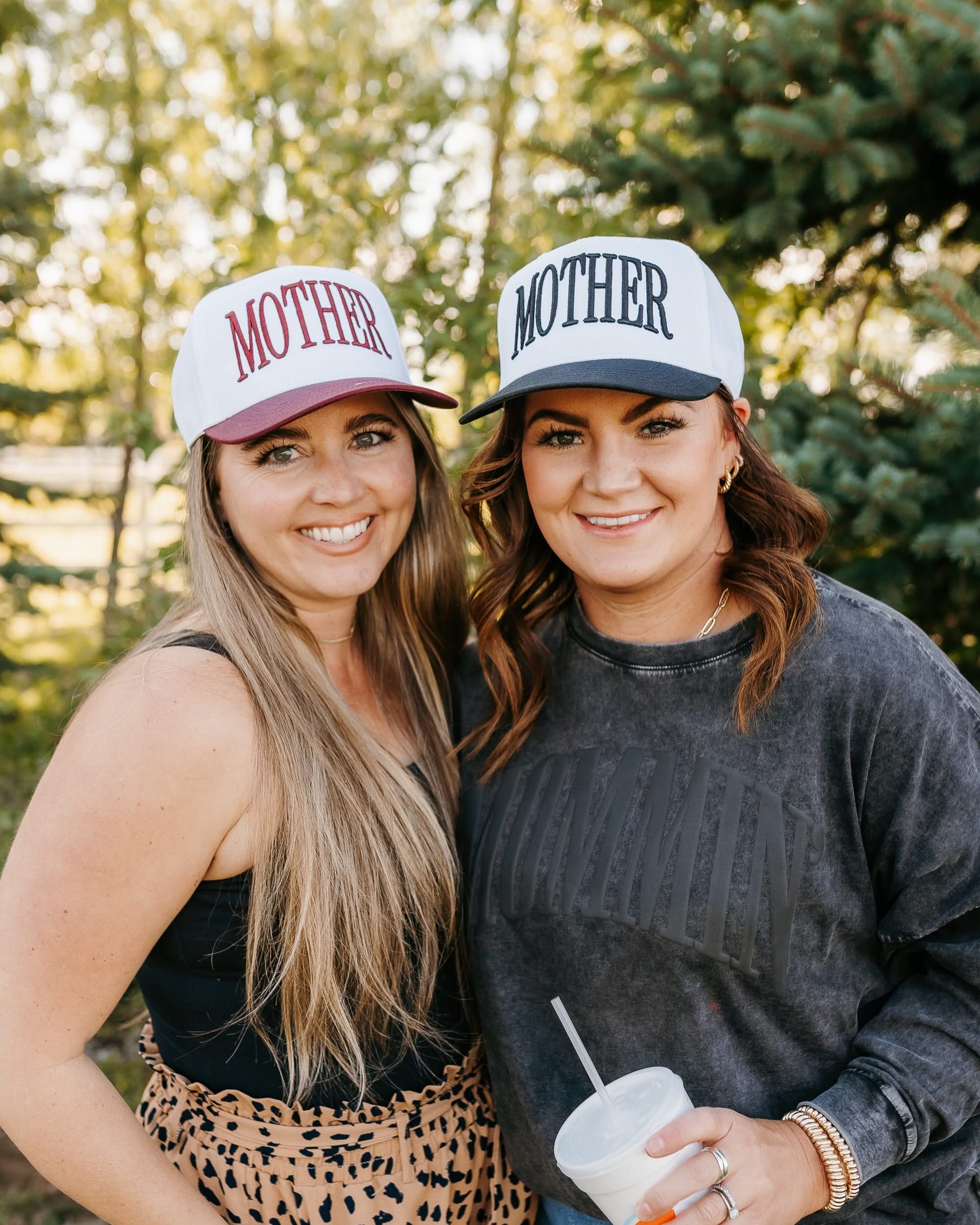 Puff Embroidered Trucker Hat - MOTHER Little Mama Shirt Shop