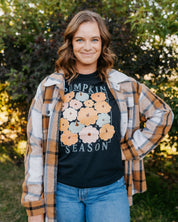 Pumpkin Season - Set of 2 Black BASIC Fleece Sweaters Little Mama Shirt Shop