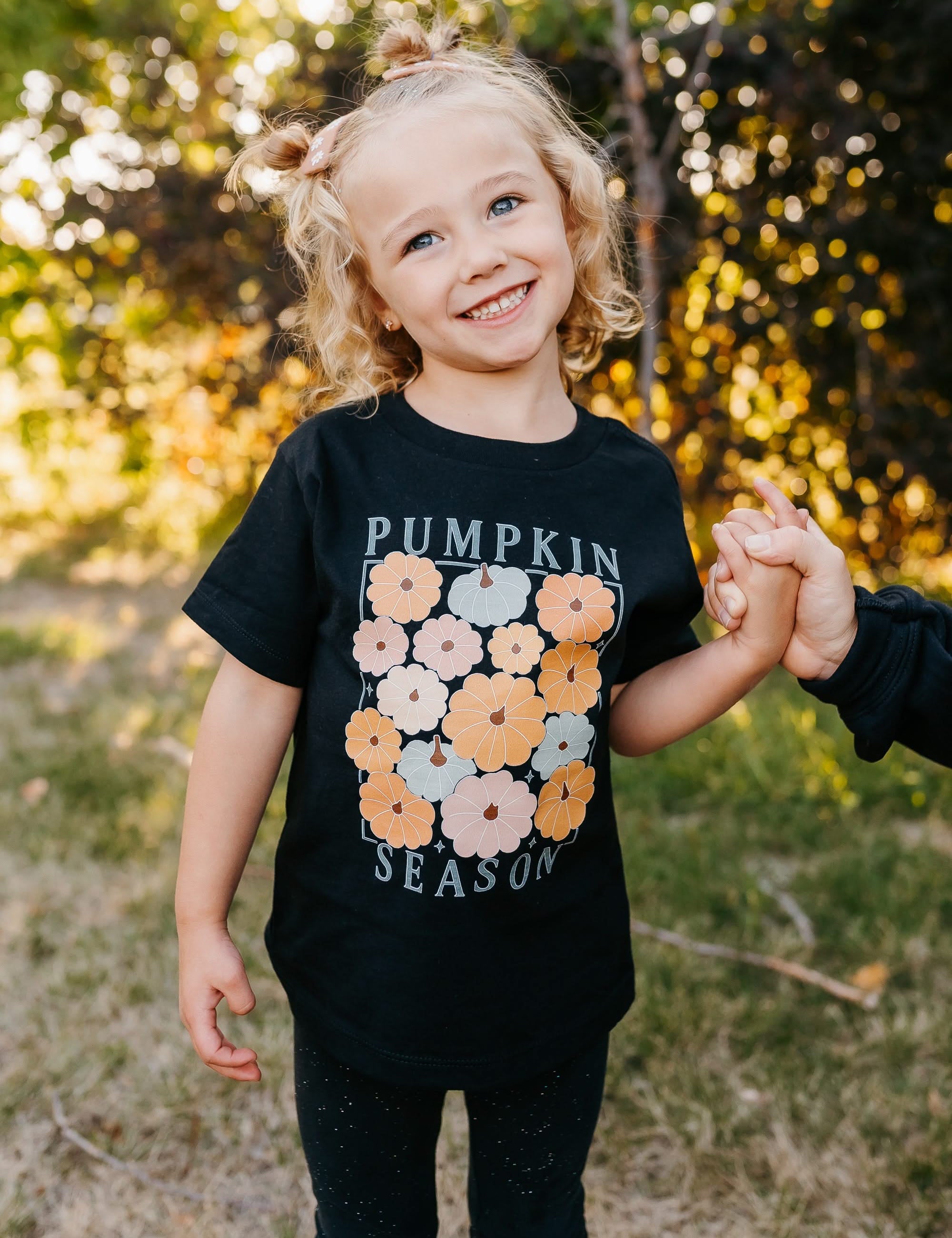 Pumpkin Season - Child Tee Little Mama Shirt Shop