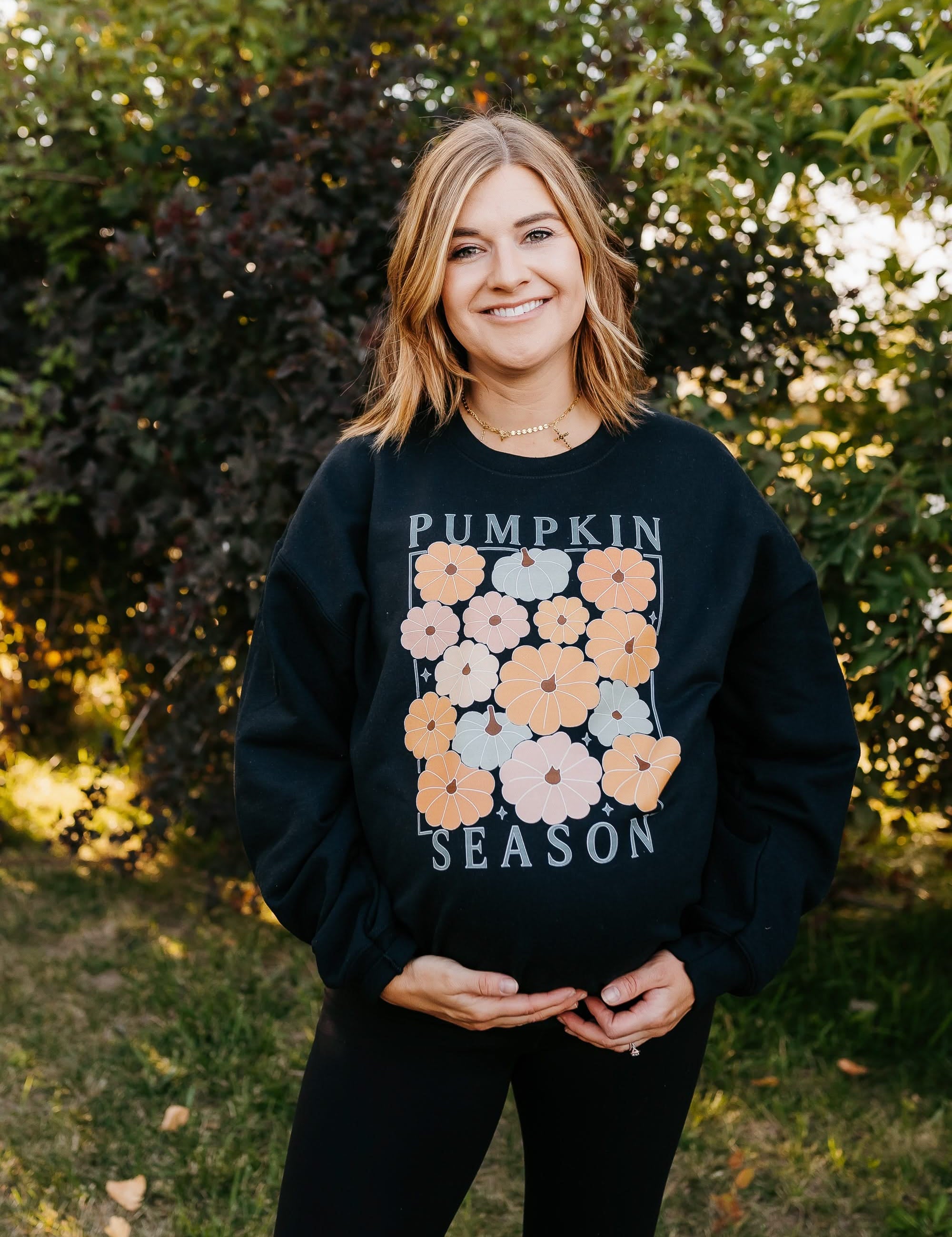 Pumpkin Season - BASIC Fleece Little Mama Shirt Shop LLC