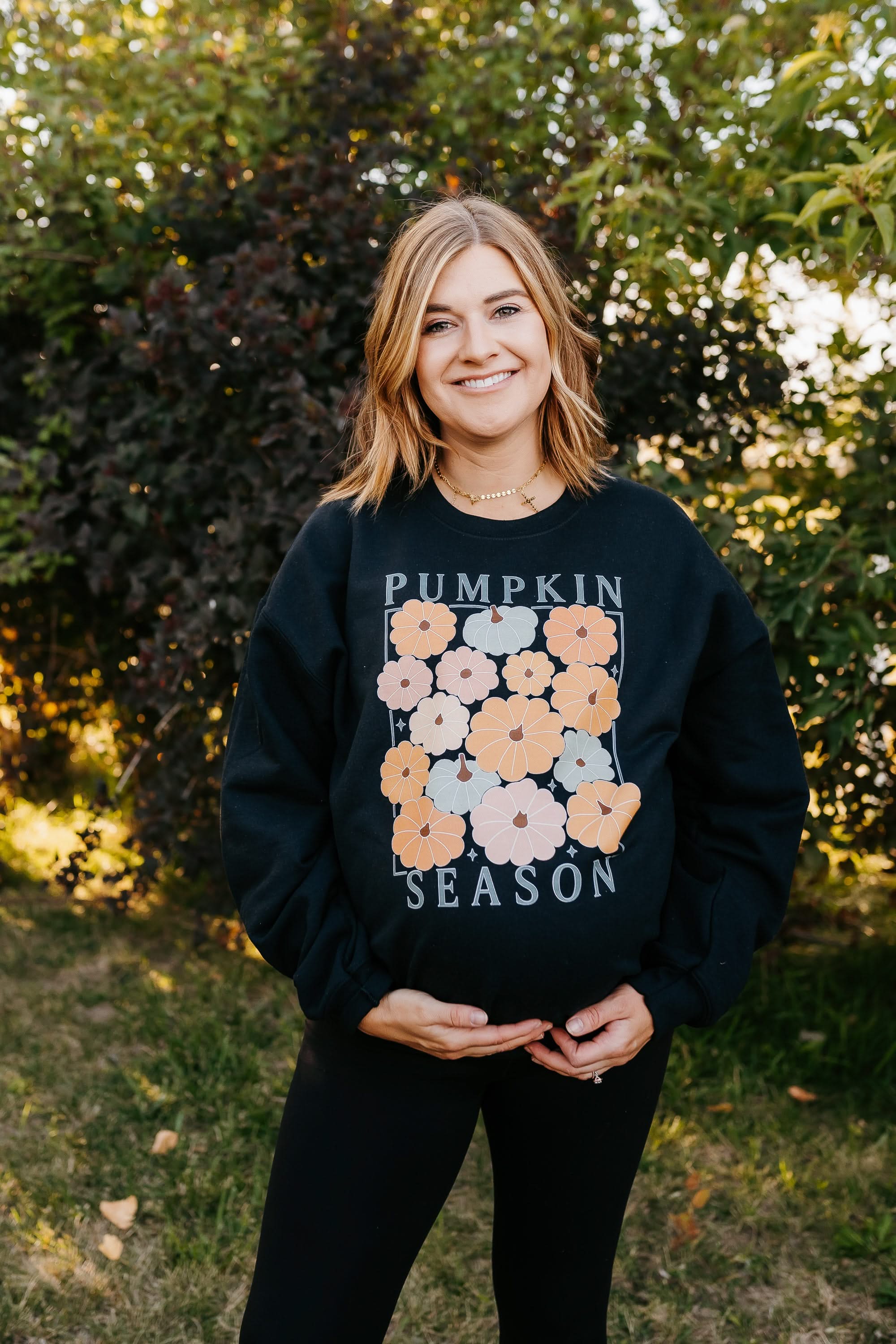 Pumpkin Season - BASIC Fleece Little Mama Shirt Shop LLC