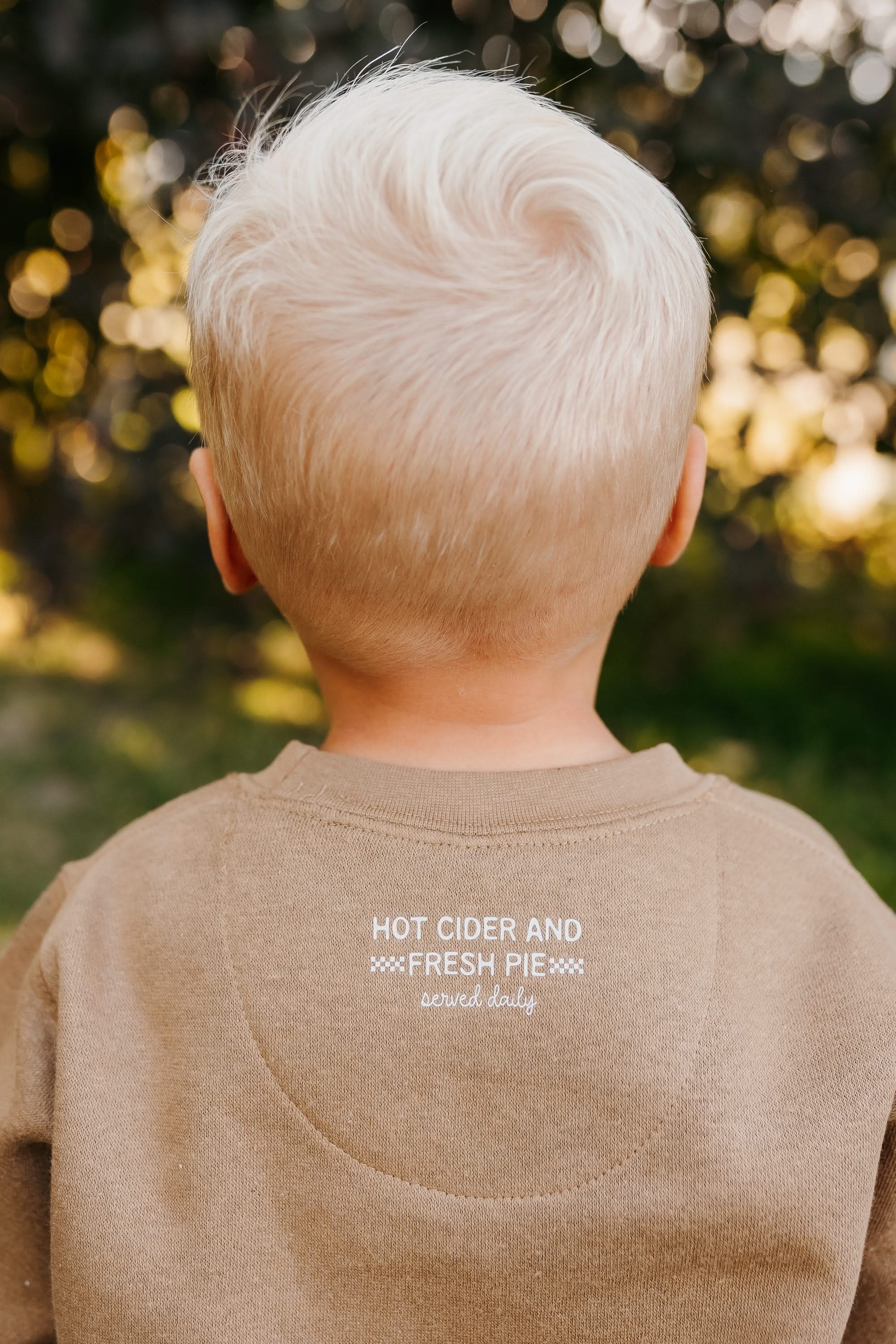 Harvest Brunch Club (f&bd) - Coyote Brown Child Sweater Little Mama Shirt Shop