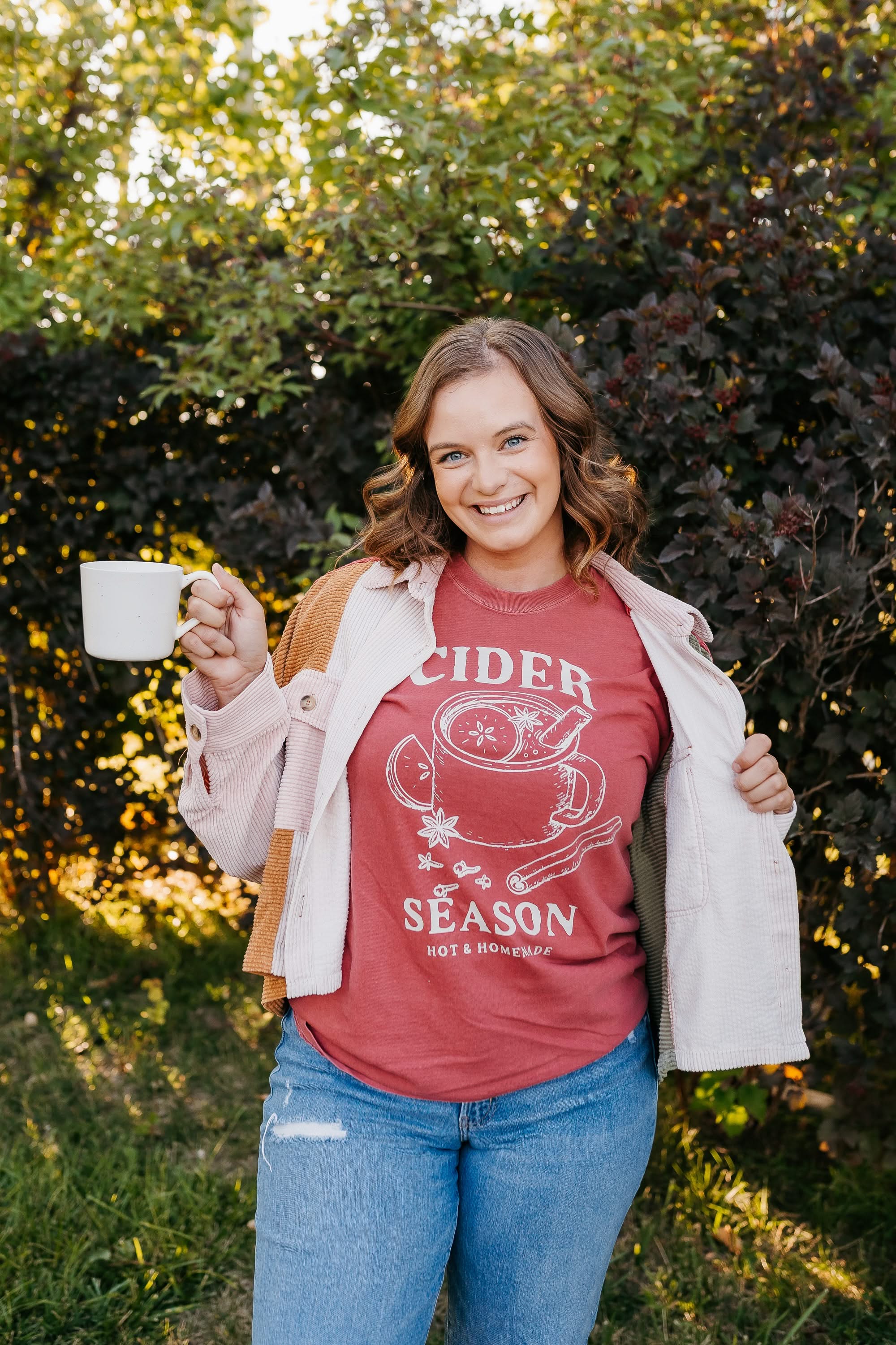 Cider Season - Comfort Colors Tee Little Mama Shirt Shop