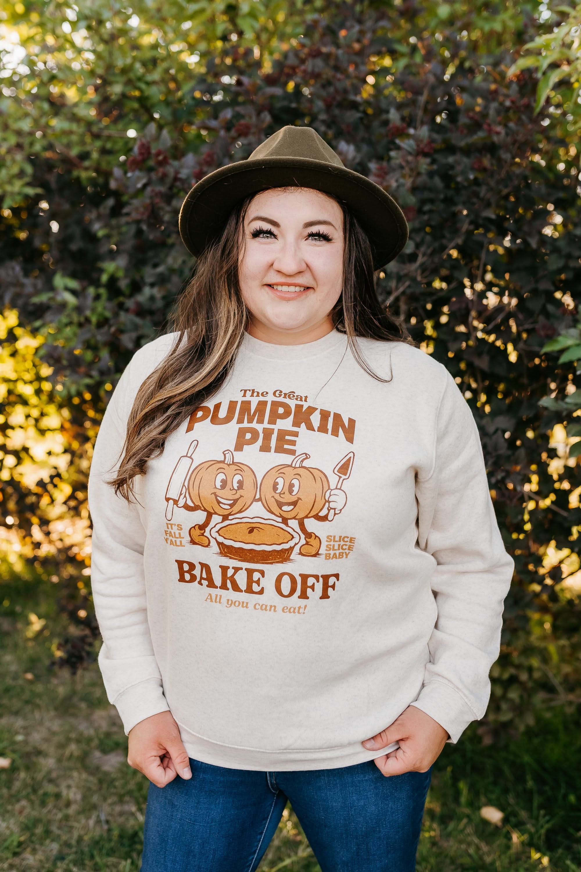 The Great Pumpkin Pie Bake-Off - Natural Heather ELEVATED Fleece Little Mama Shirt Shop LLC