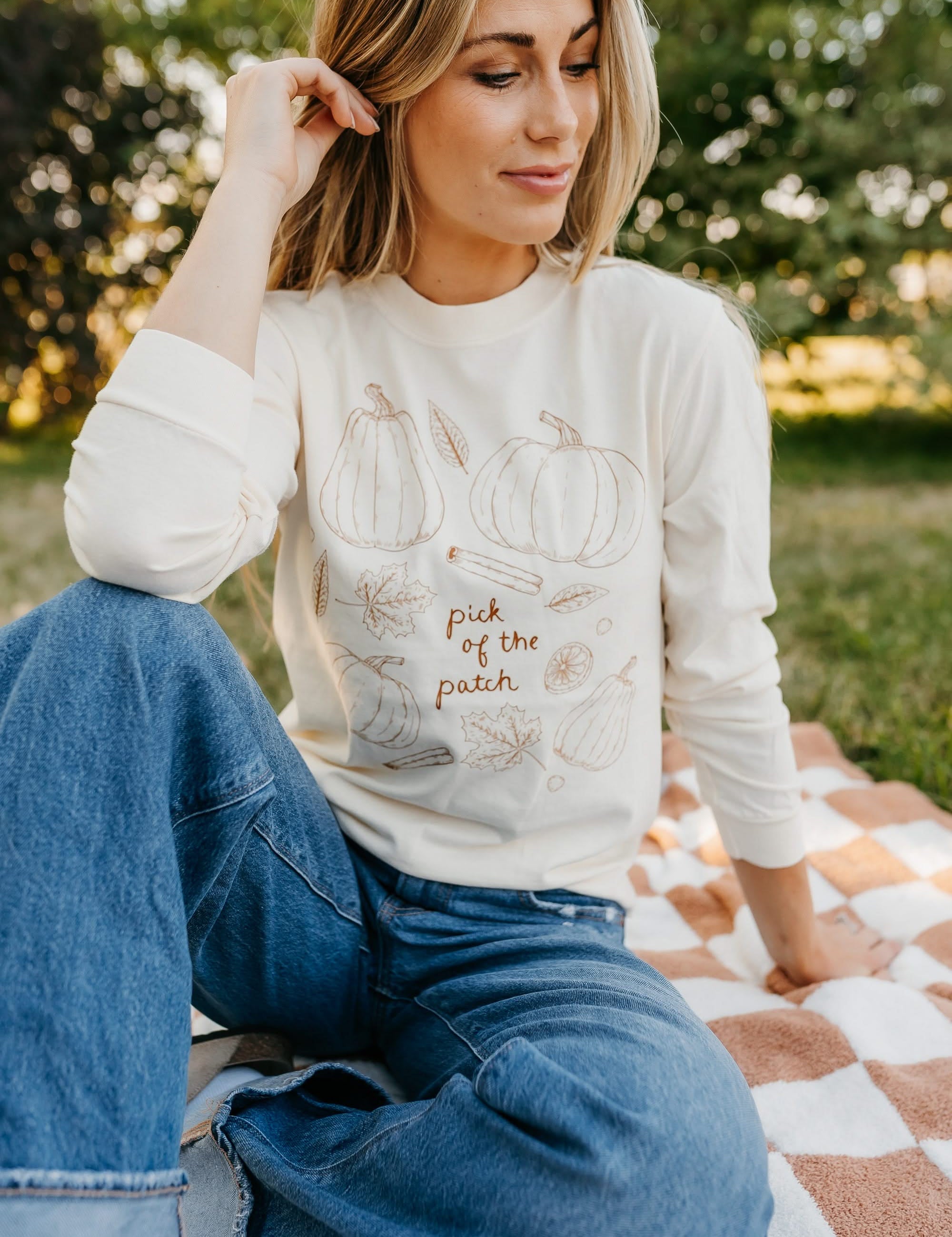 Pick of the Patch - LONG SLEEVE Comfort Colors Tee Little Mama Shirt Shop