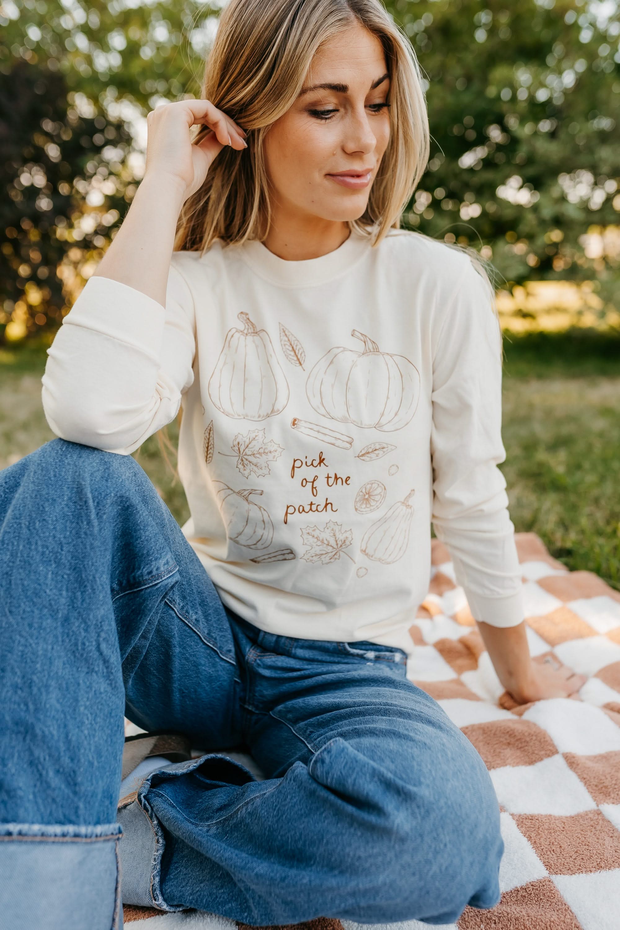 Pick of the Patch - LONG SLEEVE Comfort Colors Tee Little Mama Shirt Shop