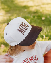 Puff Embroidered Trucker Hat - Youth Size -  MINI Little Mama Shirt Shop
