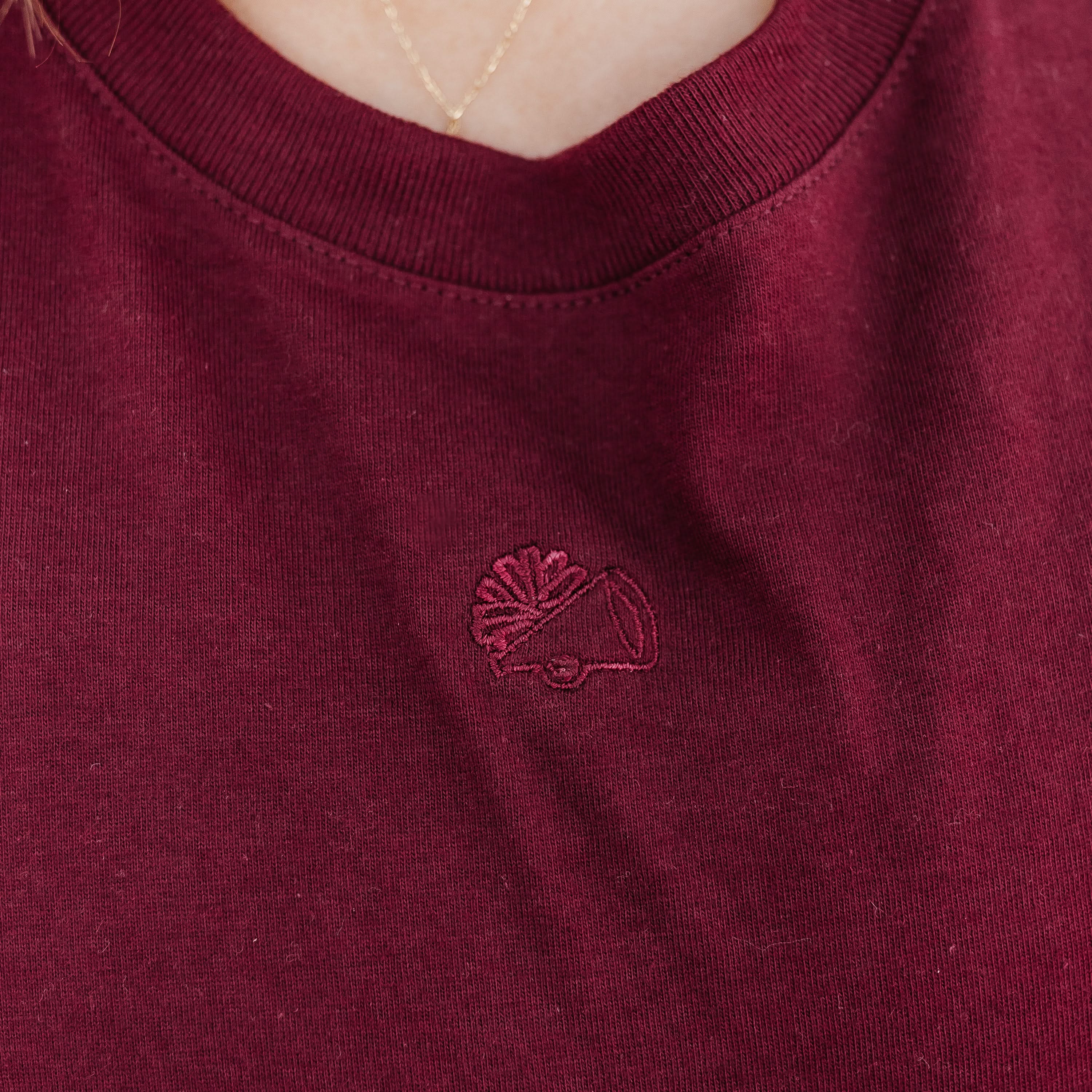 Fall Mini Symbols - Embroidered Women's Everyday Tee Little Mama Shirt Shop