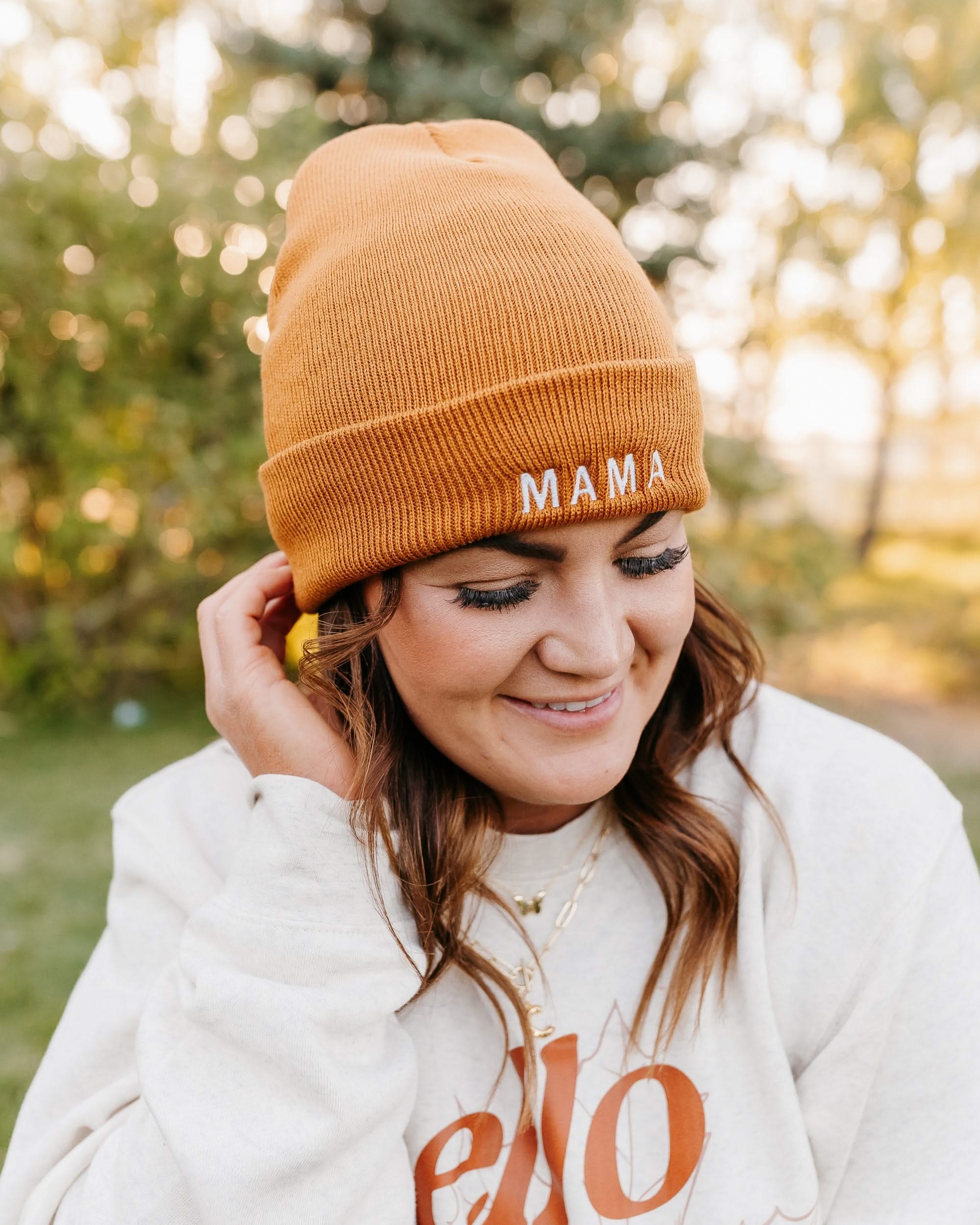 Sherpa Lined Beanie - Tiny Caps Little Mama Shirt Shop LLC