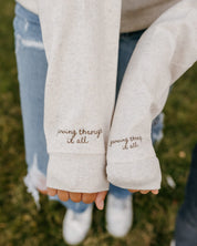 Times and Seasons (f&wd) - Natural Heather - Set of 2 ELEVATED Fleece Sweaters Little Mama Shirt Shop