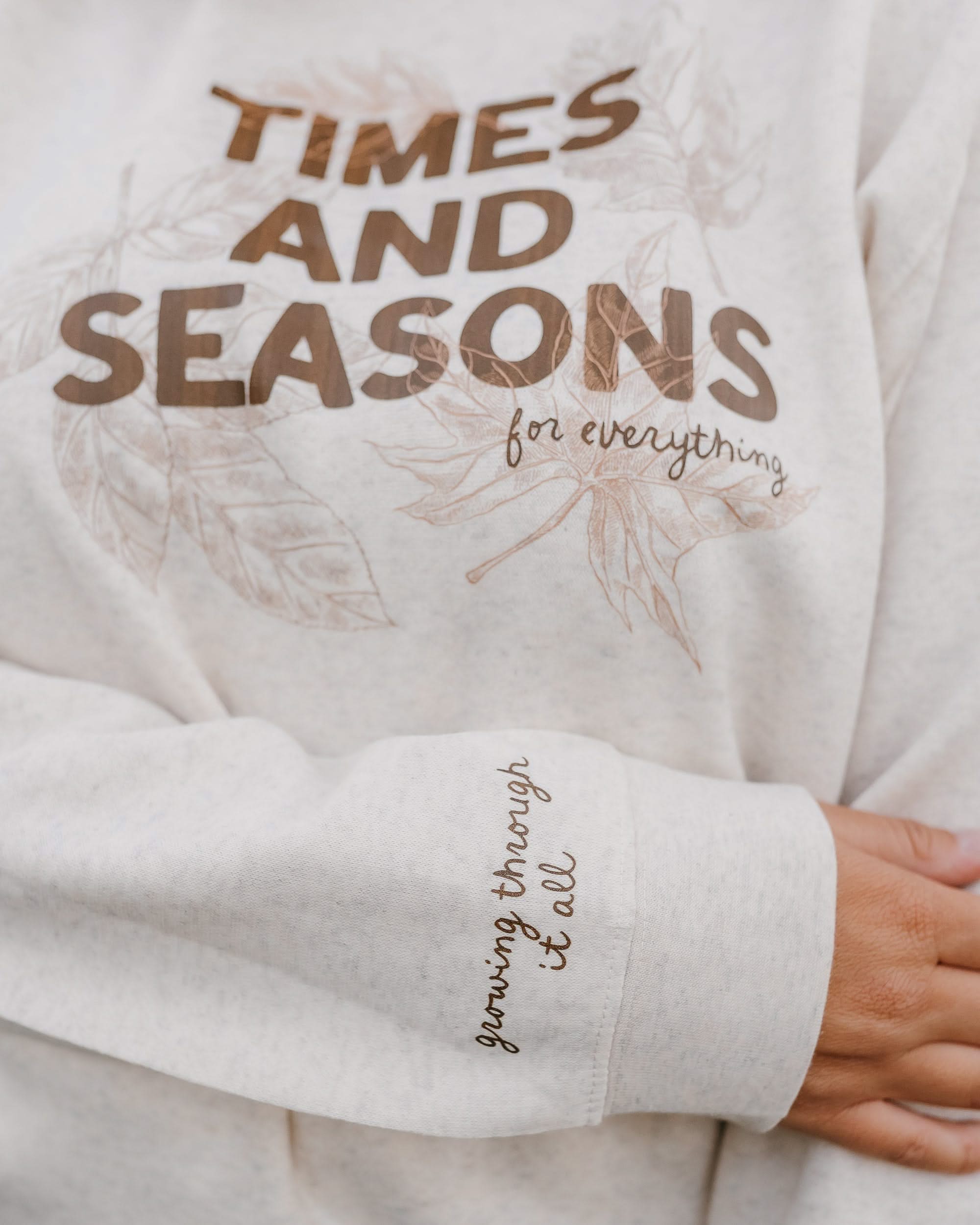 Times and Seasons (f&wd) - Natural Heather - Set of 2 ELEVATED Fleece Sweaters Little Mama Shirt Shop