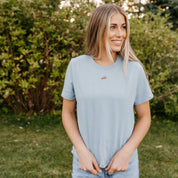 Fall Mini Symbols - Embroidered Women's Everyday Tee Little Mama Shirt Shop
