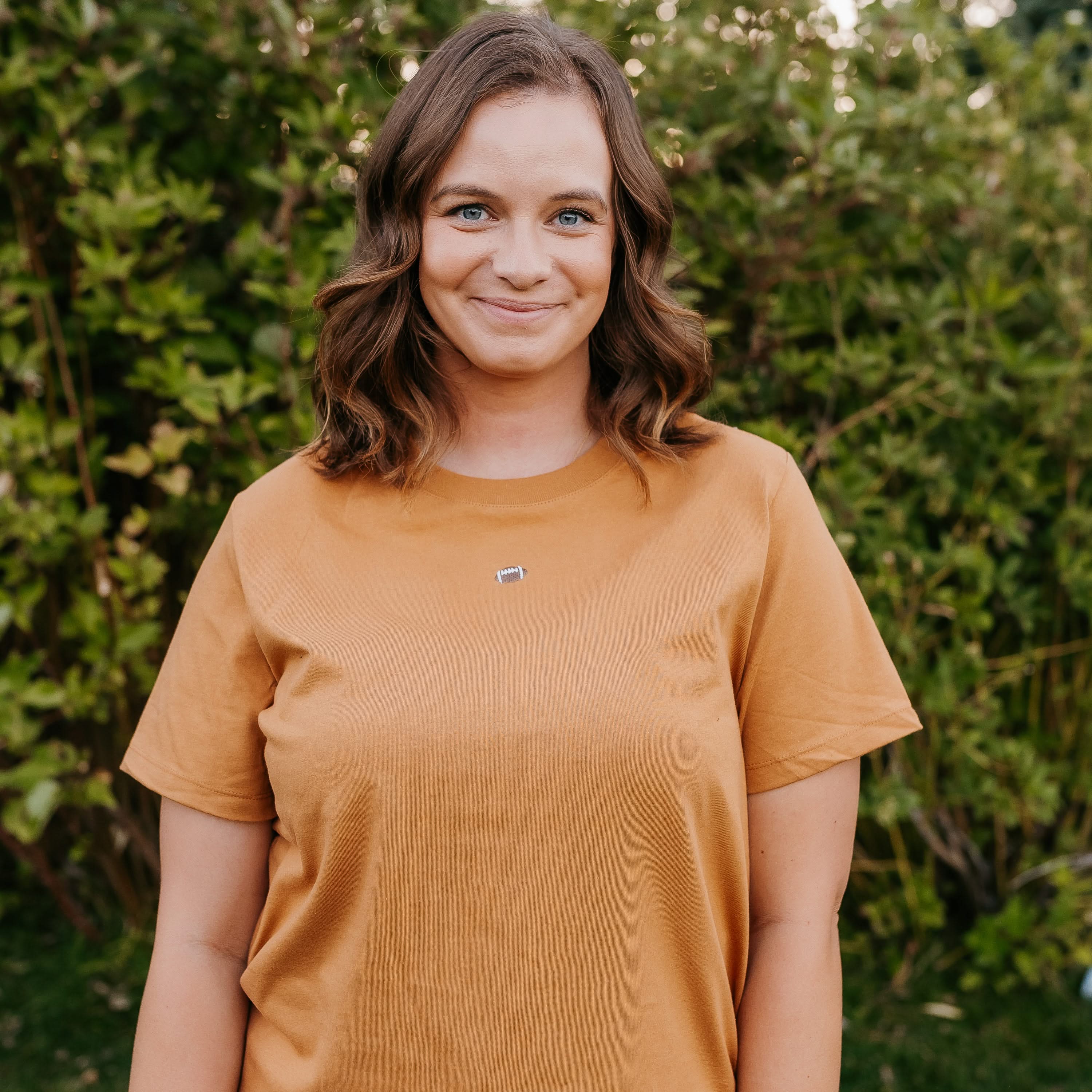 Fall Mini Symbols - Embroidered Women's Everyday Tee Little Mama Shirt Shop