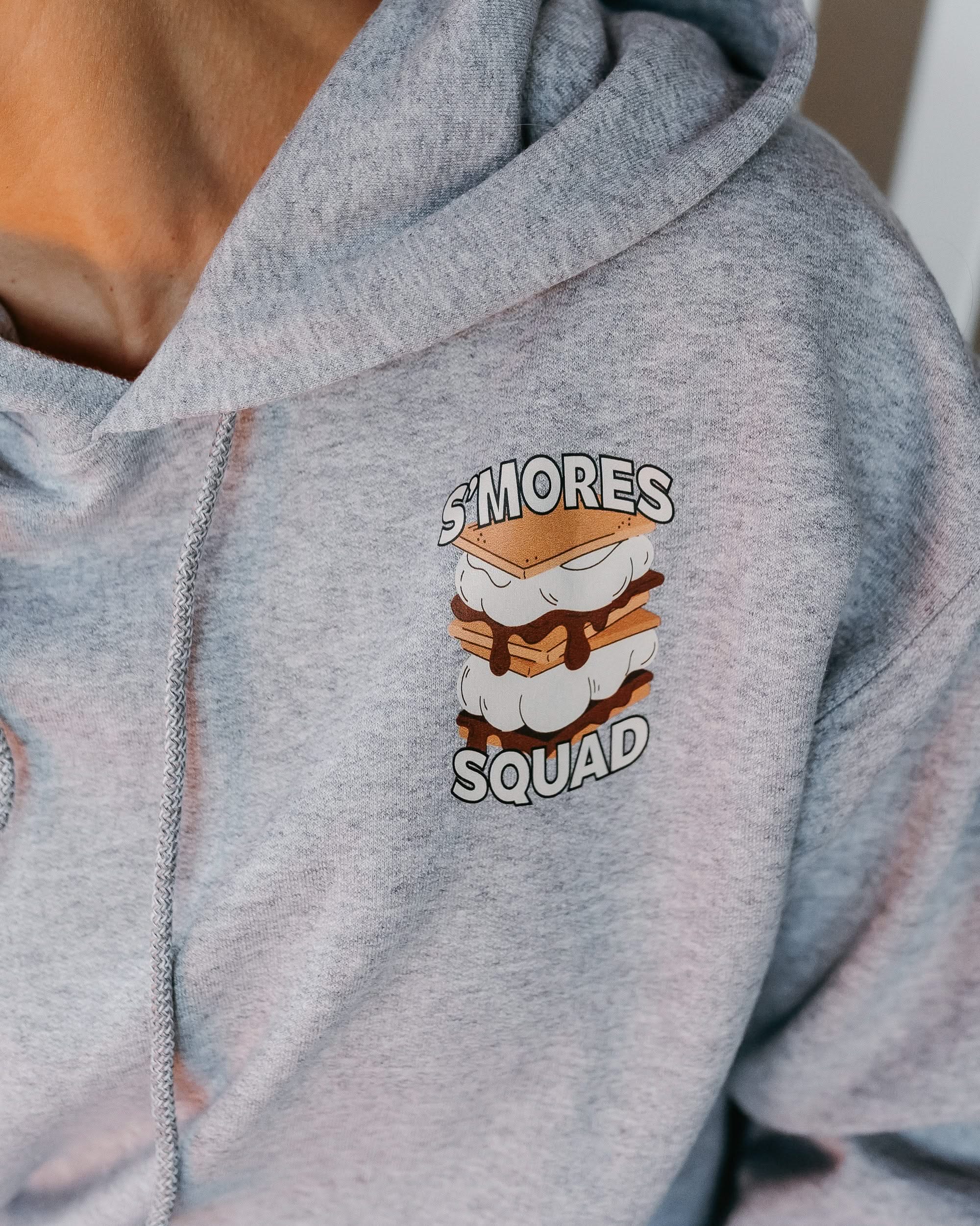 The Perfect S'more (pf&b) - Set of 2 Gray BASIC Fleece HOODIES Little Mama Shirt Shop
