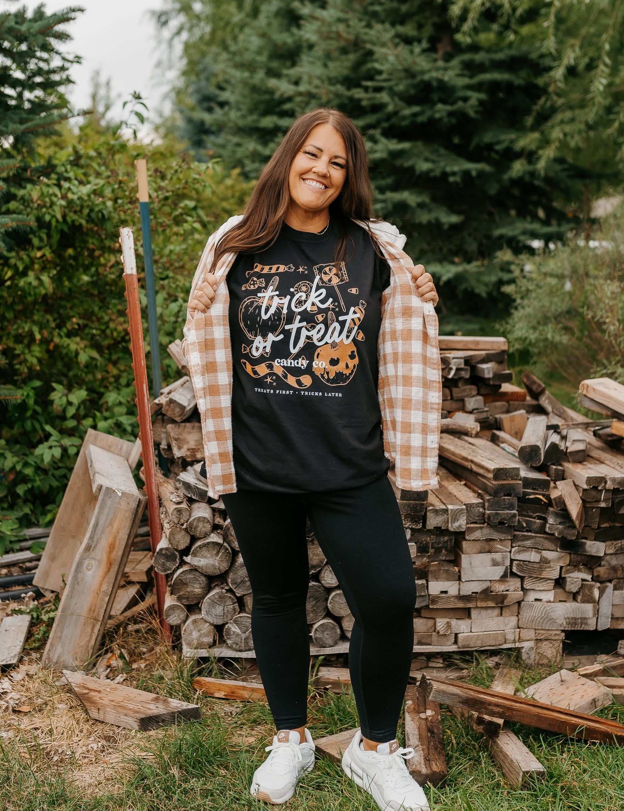 Trick or Treat Candy Co. - Comfort Colors Tee Little Mama Shirt Shop