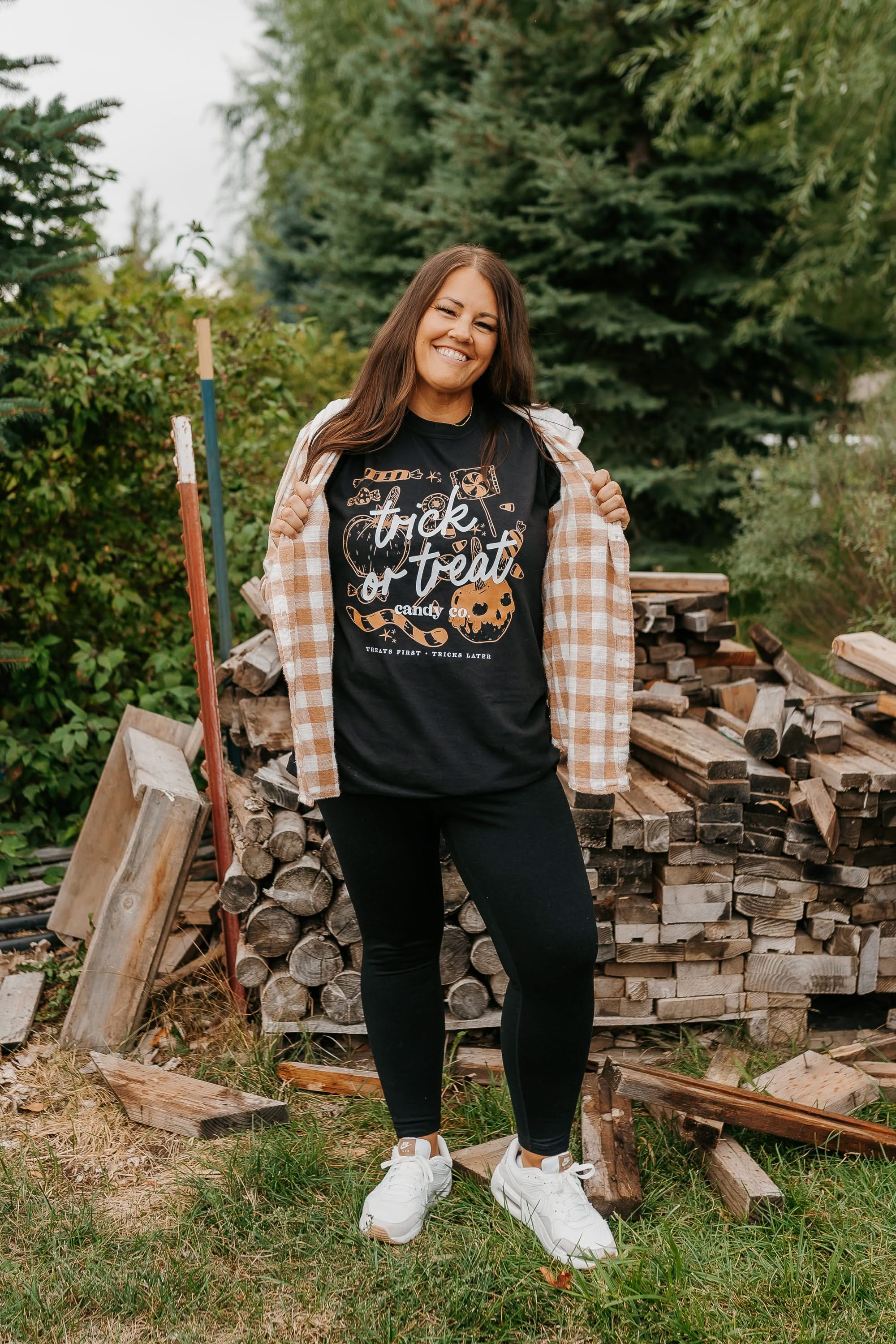 Trick or Treat Candy Co. - Comfort Colors Tee Little Mama Shirt Shop