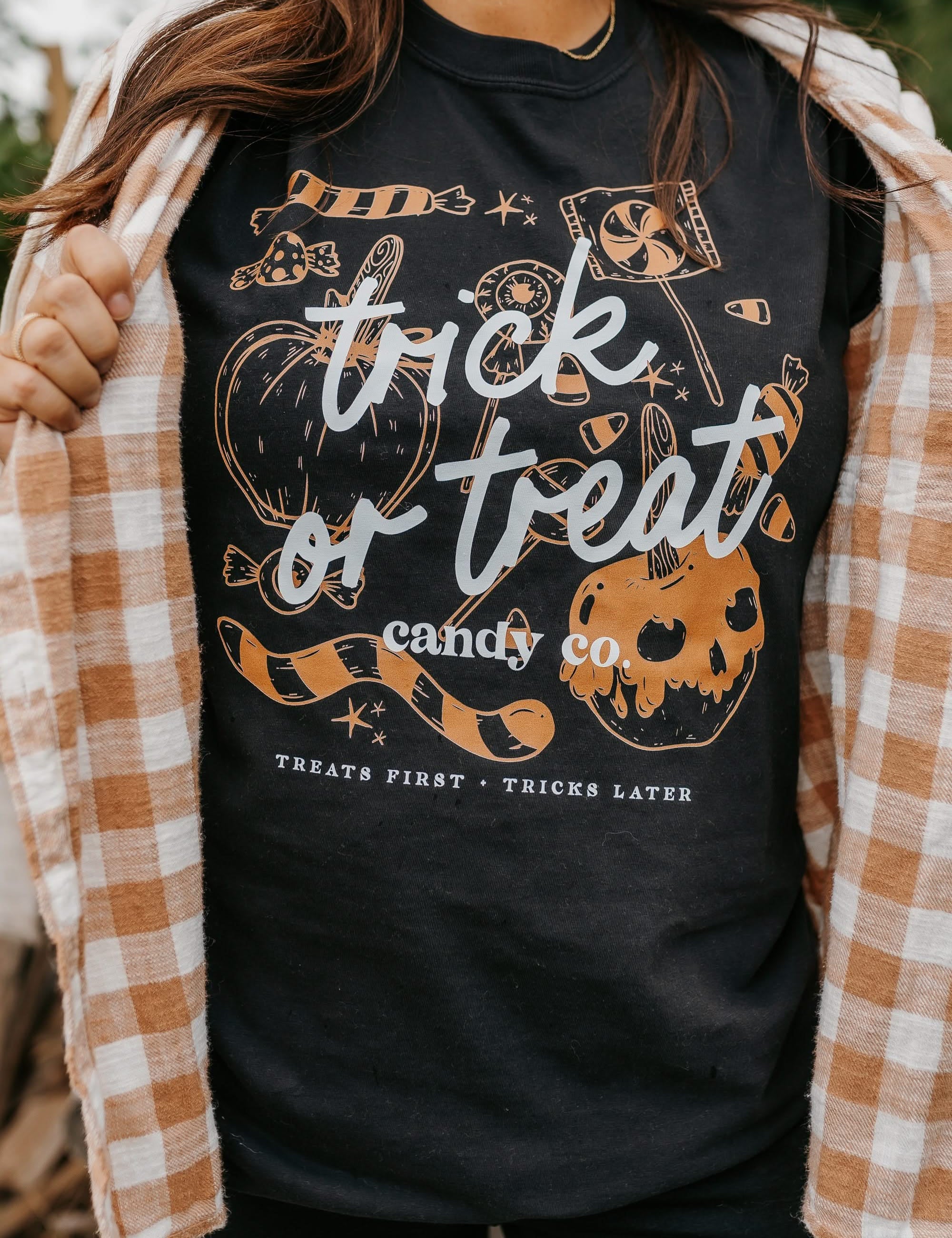 Trick or Treat Candy Co. - Comfort Colors Tee Little Mama Shirt Shop