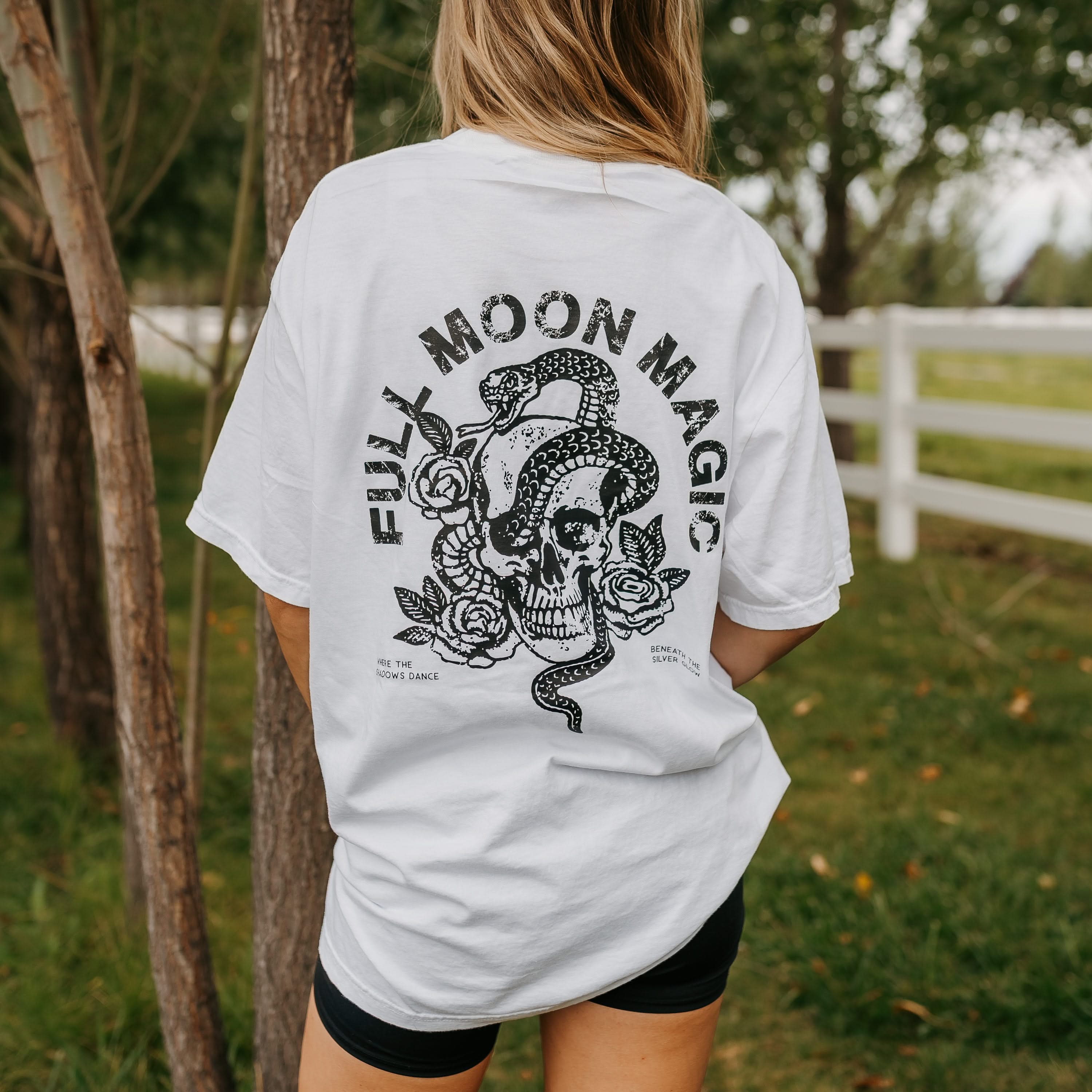 Full Moon Magic - Comfort Colors Tee Little Mama Shirt Shop