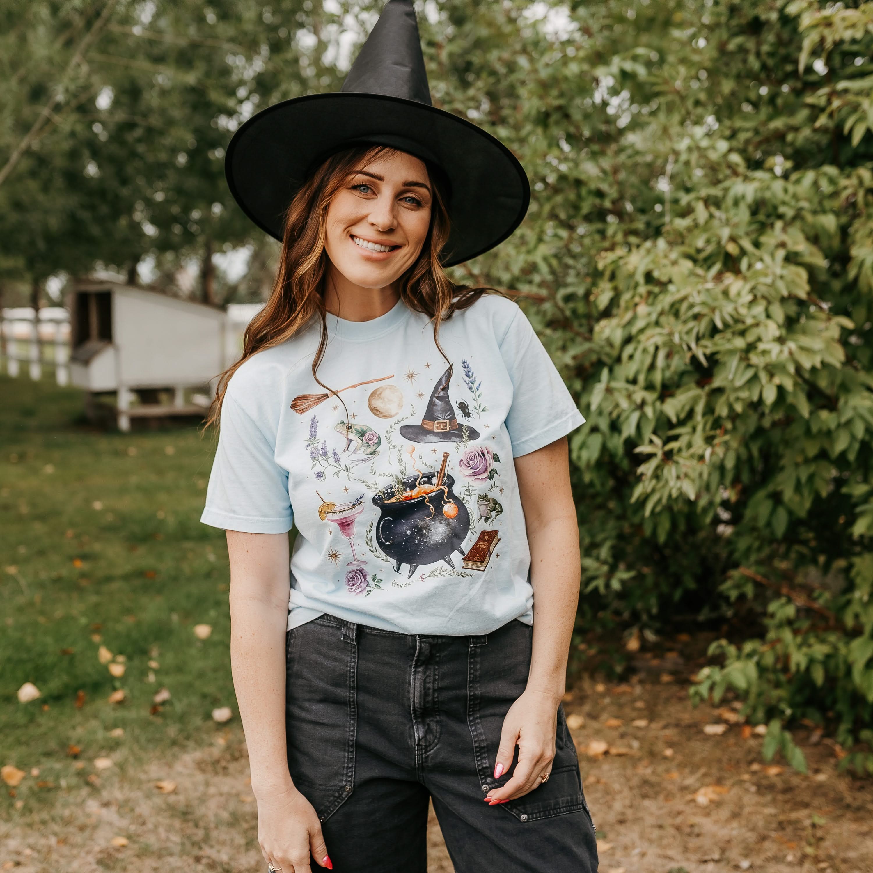 Whimsical Witches Brew - Comfort Colors Tee Little Mama Shirt Shop