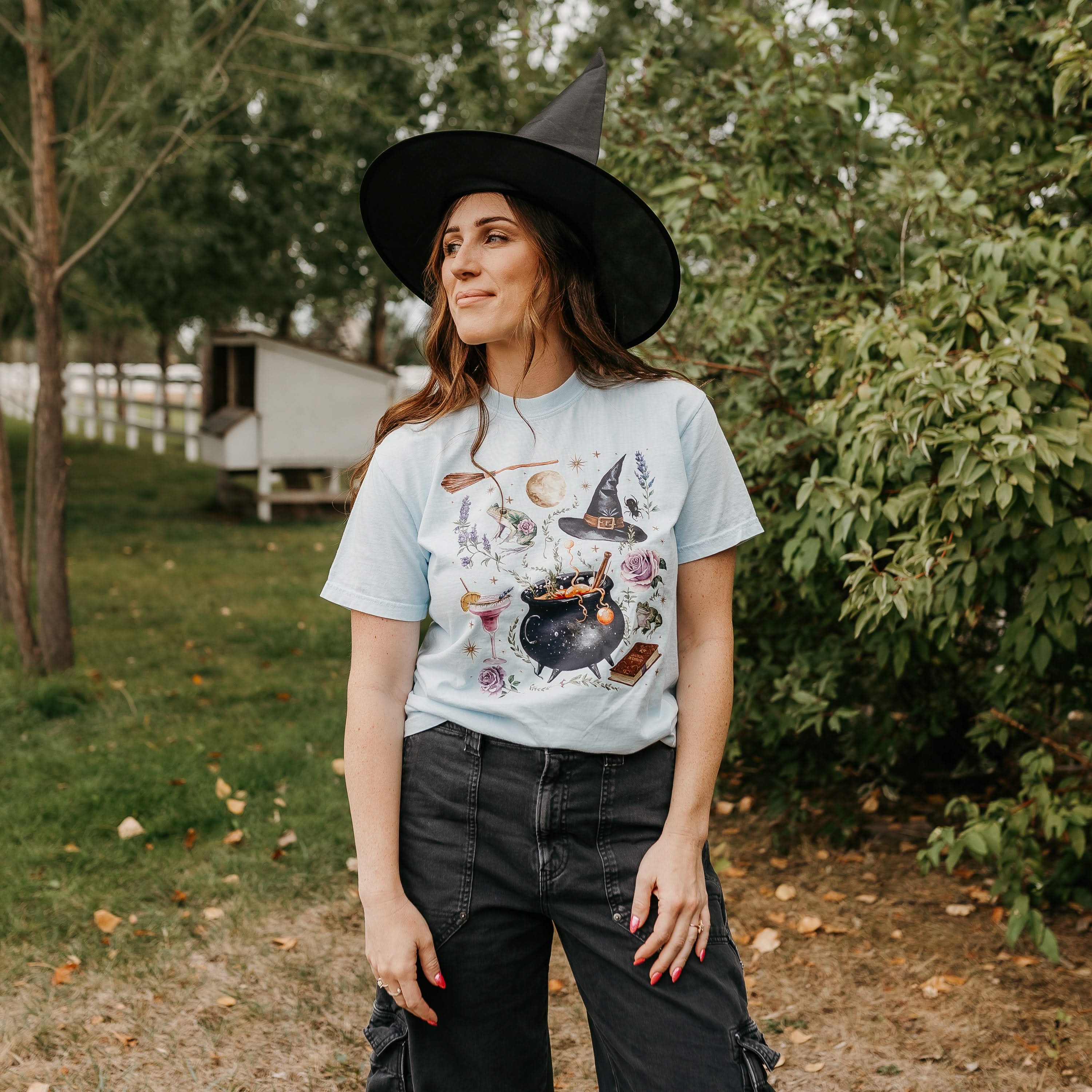 Whimsical Witches Brew - Comfort Colors Tee Little Mama Shirt Shop