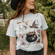 Whimsical Witches Brew - Comfort Colors Tee Little Mama Shirt Shop