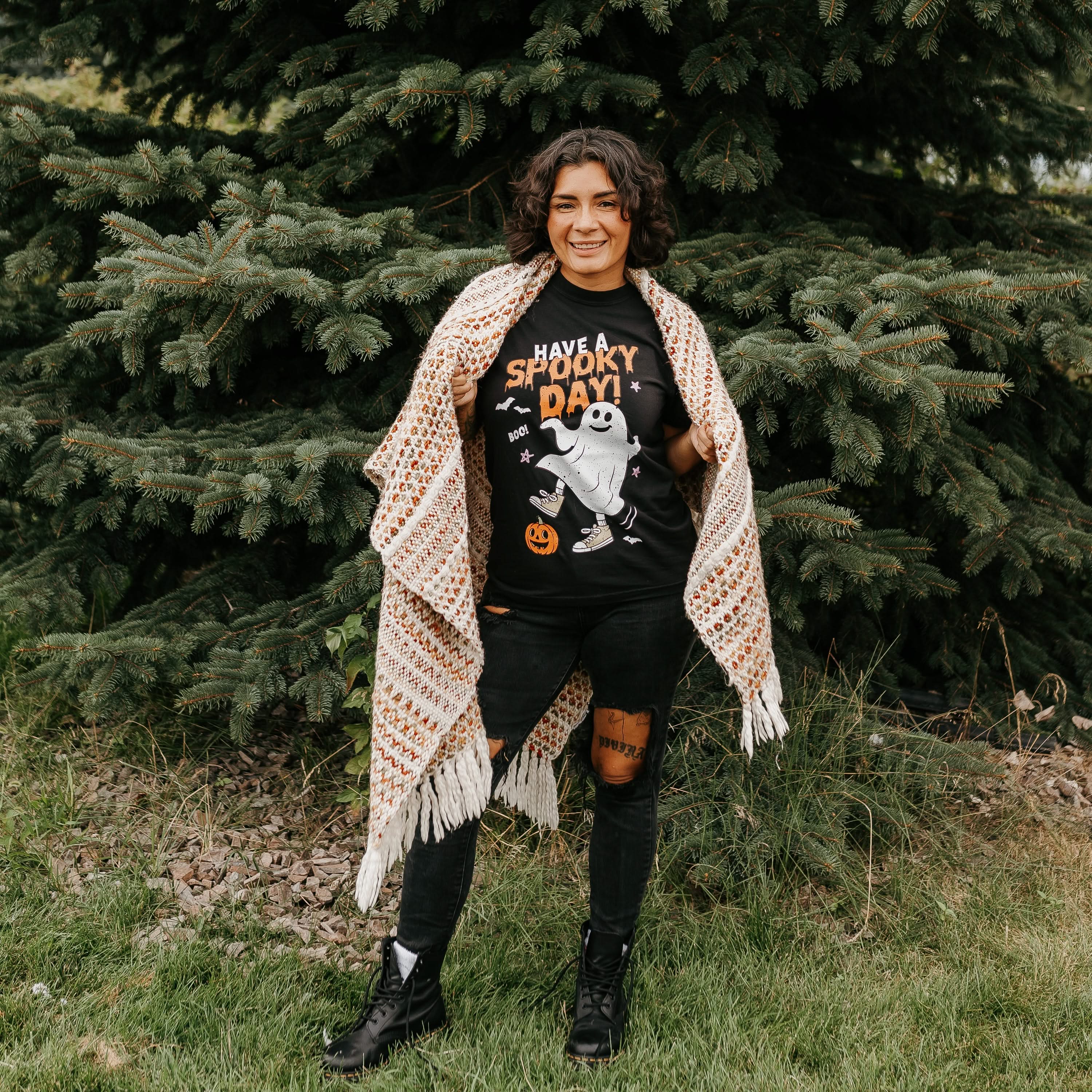 Have A Spooky Day - Comfort Colors Tee Little Mama Shirt Shop
