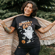 Have A Spooky Day - Comfort Colors Tee Little Mama Shirt Shop