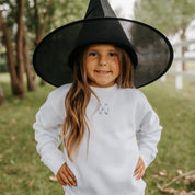 The Official Spooky Society - White Child Sweater Little Mama Shirt Shop
