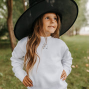 The Official Spooky Society - White Child Sweater Little Mama Shirt Shop