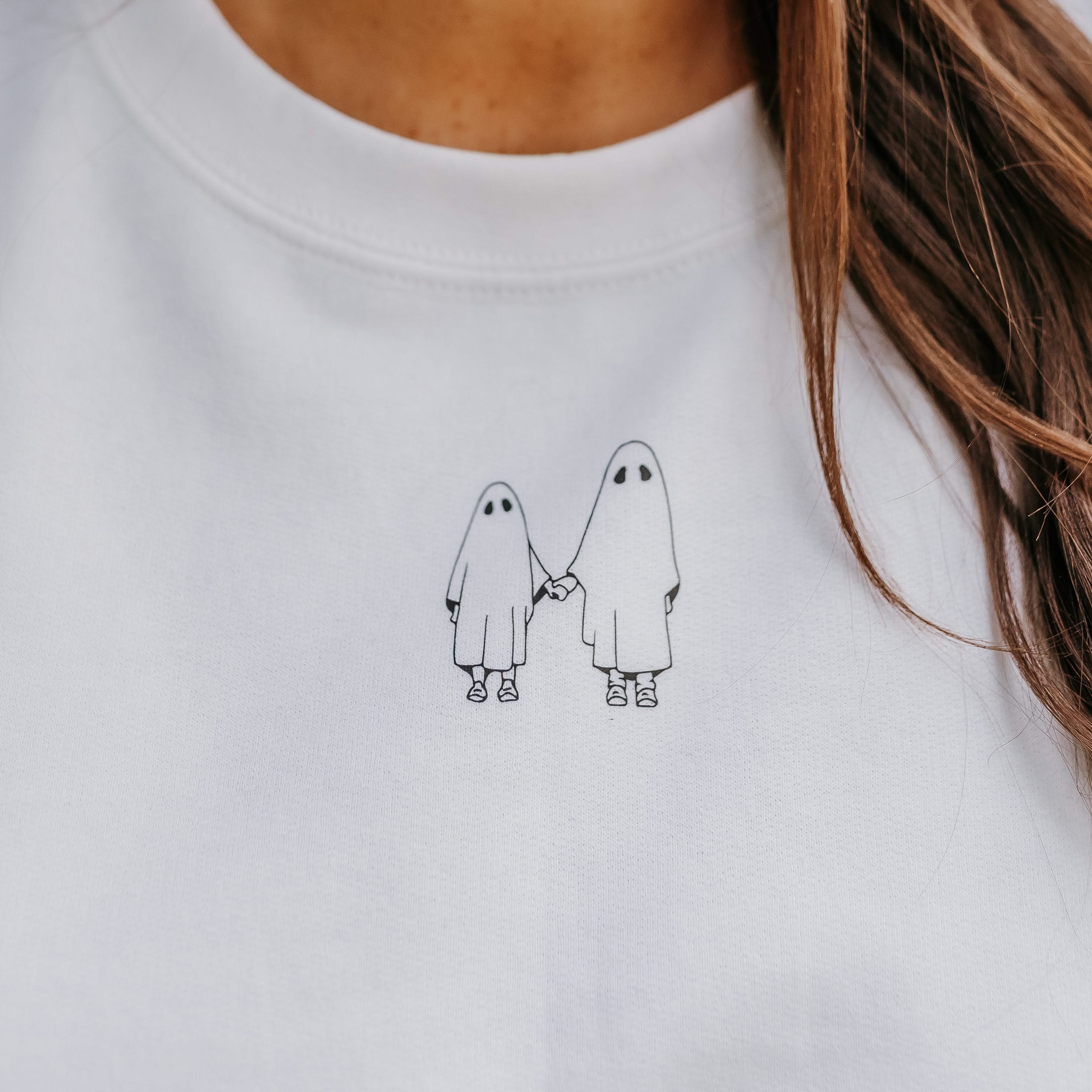 The Official Spooky Society - White Basic Fleece Little Mama Shirt Shop LLC