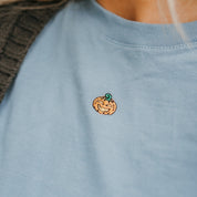Halloween Mini Symbols - Embroidered Women’s Everyday Tee Little Mama Shirt Shop