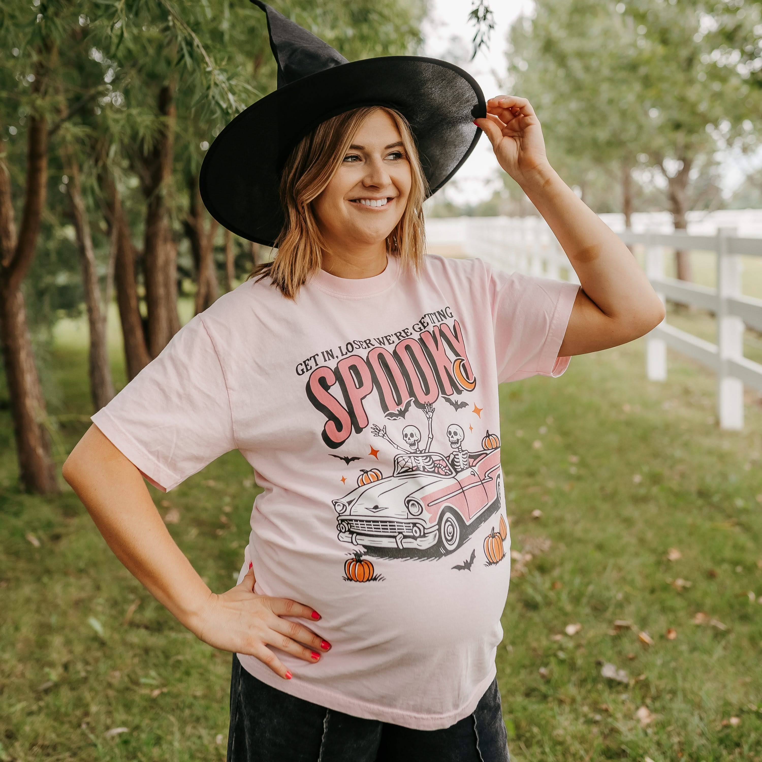 Get in Loser We're Getting Spooky - Comfort Colors Tee Little Mama Shirt Shop