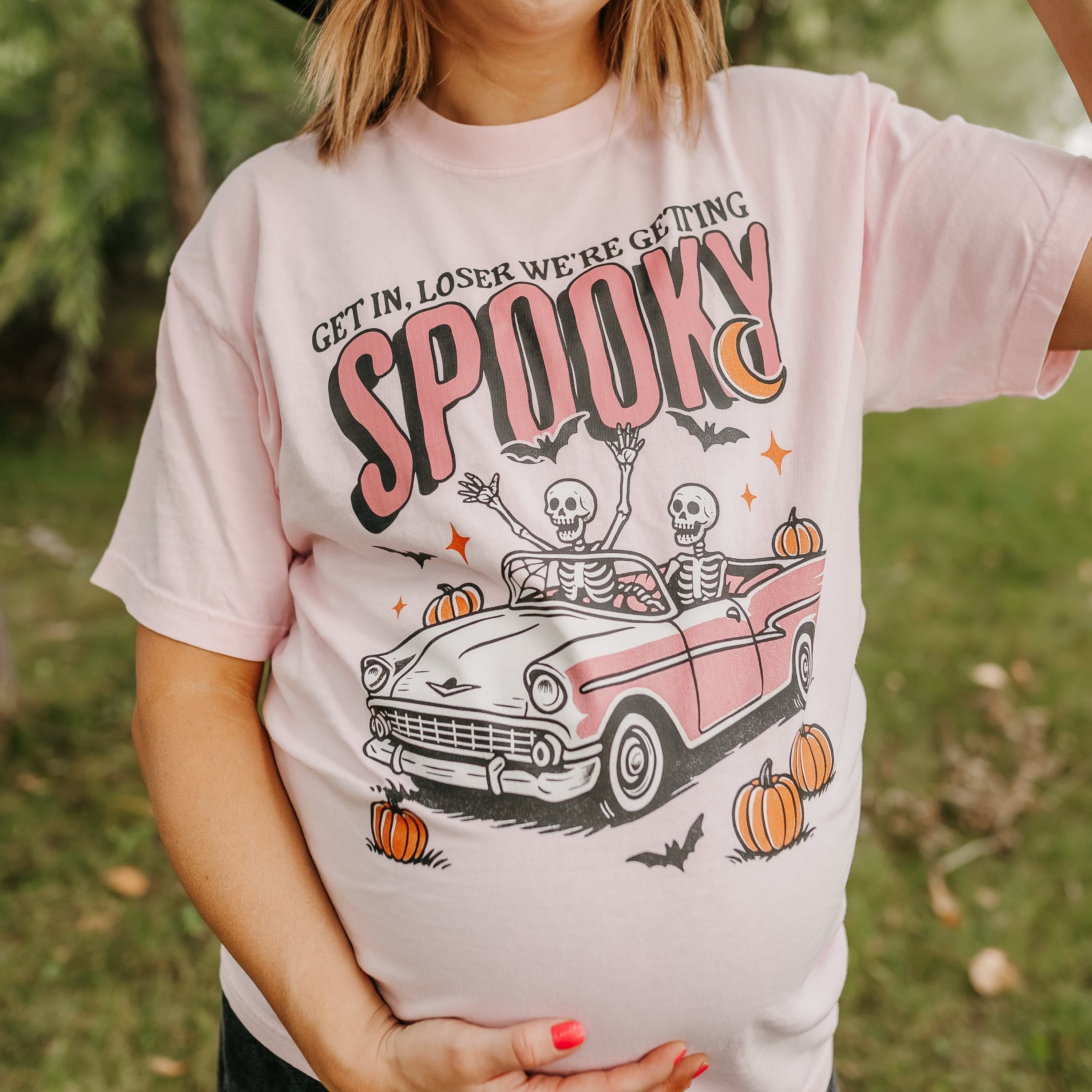 Get in Loser We're Getting Spooky - Comfort Colors Tee Little Mama Shirt Shop