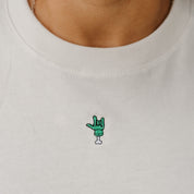 Halloween Mini Symbols - Embroidered Women’s Everyday Tee Little Mama Shirt Shop