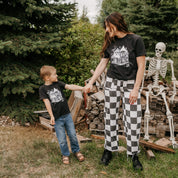 Enter If You Dare - Set of 2 Matching Comfort Colors Tees Little Mama Shirt Shop